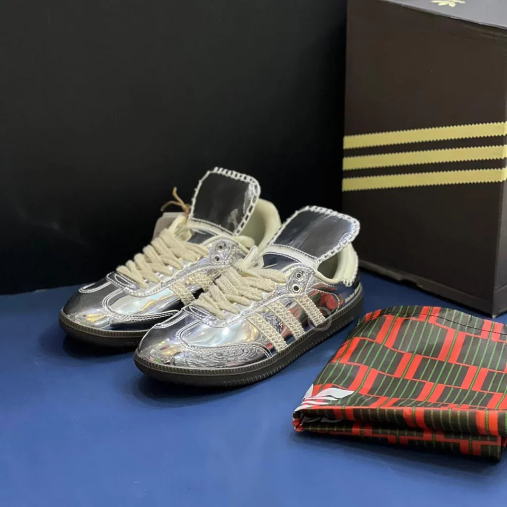 آدیداس سامبا ولز بونر نقره‌ای adidas Samba Wales Bonner Silver - تصویر 3