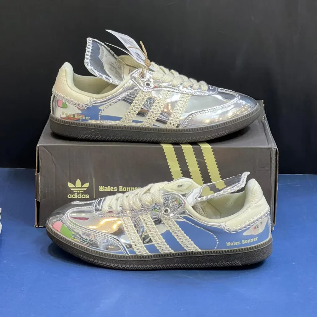آدیداس سامبا ولز بونر نقره‌ای adidas Samba Wales Bonner Silver - تصویر 4