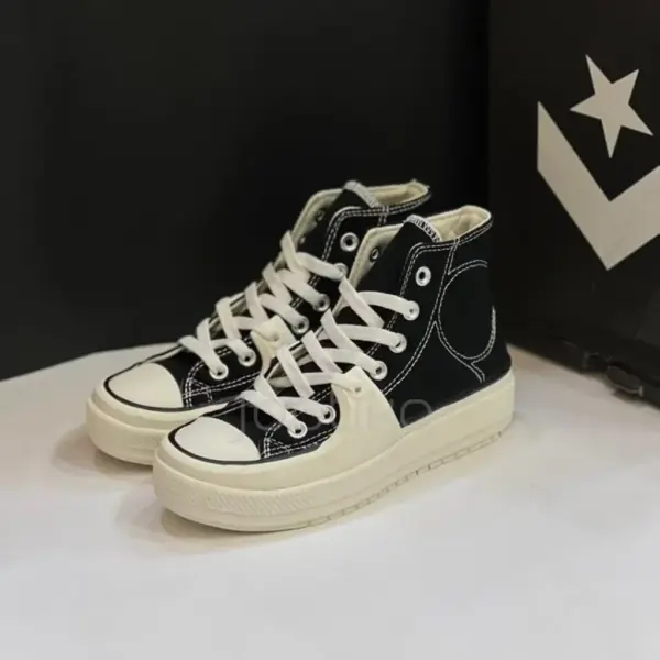 کانورس چاک تیلور آل استار کانستراکت های وینتیج Converse Chuck Taylor All Star Construct Hi Black Vintage White کانورس چاک تیلور آل استار کانستراکت های وینتیج Converse Chuck Taylor All Star Construct Hi Black Vintage White