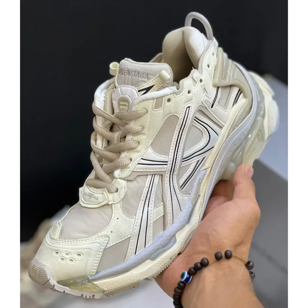 بالنسیاگا رانر بژ Balenciaga Runner Beige - تصویر 3