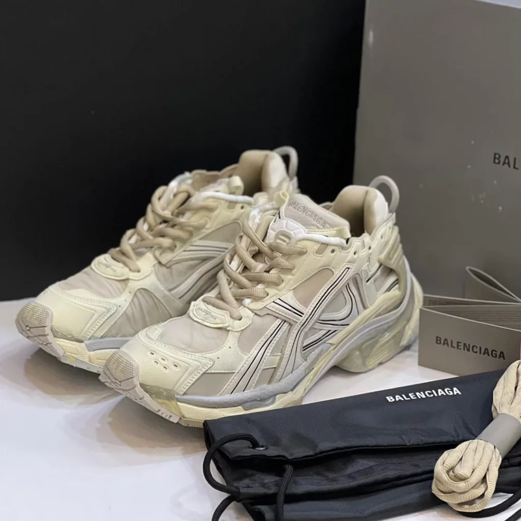 بالنسیاگا رانر بژ Balenciaga Runner Beige - تصویر 4