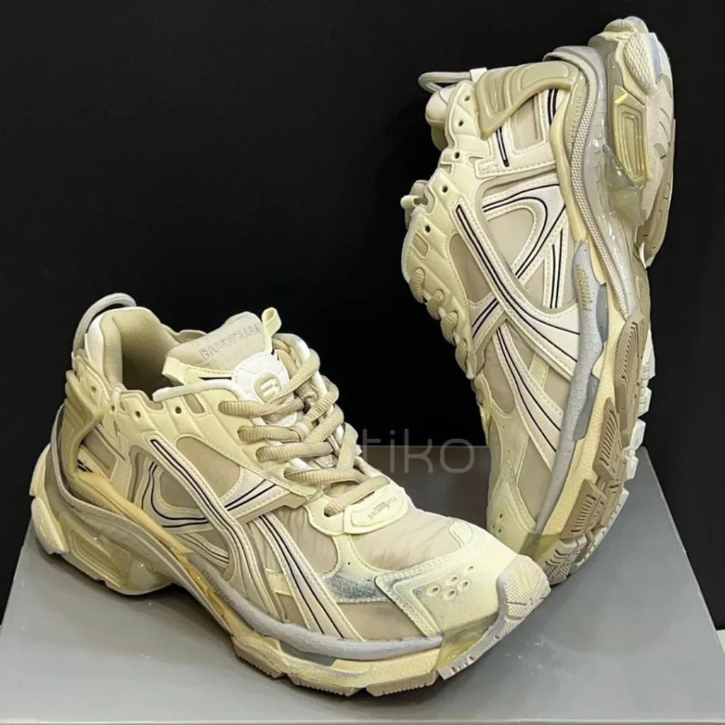 بالنسیاگا رانر بژ Balenciaga Runner Beige - تصویر 5