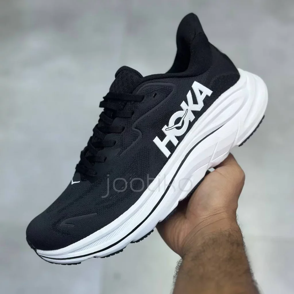 کفش هوکا کلیفتون 10 مشکی سفید Hoka Clifton 10 Black White کفش هوکا کلیفتون 10 مشکی سفید Hoka Clifton 10 Black White - تصویر 2