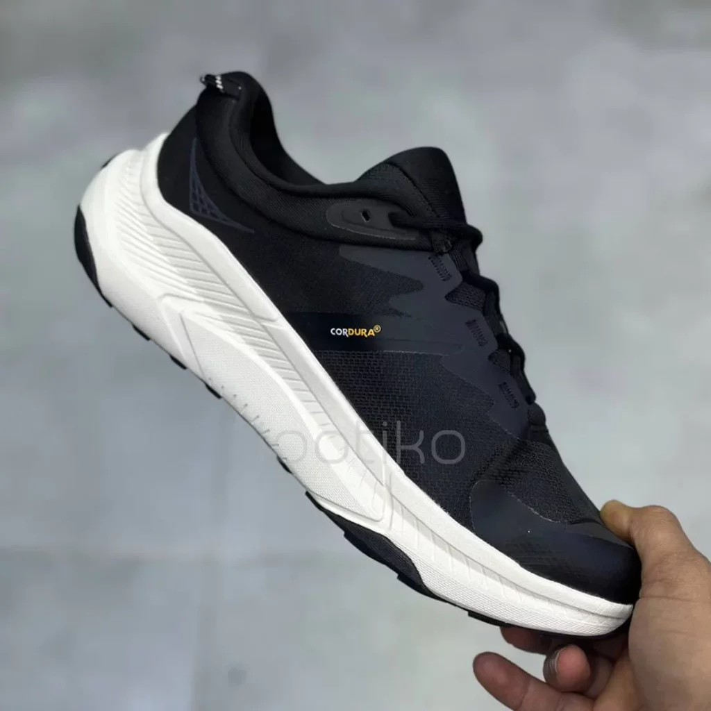 کفش هوکا ترنسپورت مشکی سفید Hoka Transport Black Alabaster کفش هوکا ترنسپورت مشکی سفید Hoka Transport Black Alabaster - تصویر 2
