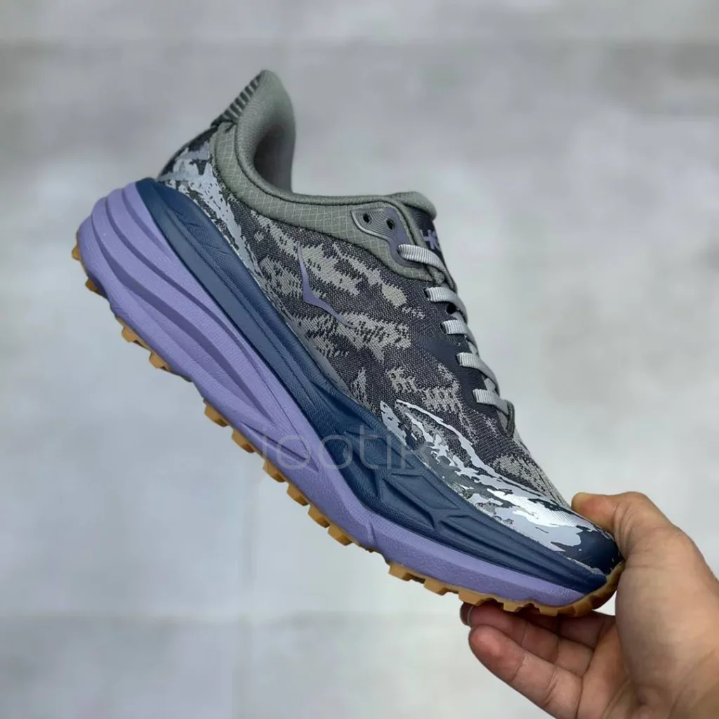 هوکا استینسون 7 خاکستری بنفش Hoka Stinson 7 Satellite Grey/Varsity Navy هوکا استینسون 7 خاکستری بنفش Hoka Stinson 7 Satellite Grey/Varsity Navy - تصویر 2