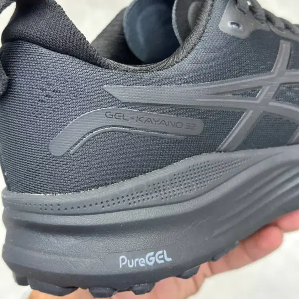 کفش ورزشی اسیکس ژل کایانو 32 مشکی GEL-KAYANO 32 BLACK/GRAPHITE GREY کفش ورزشی اسیکس ژل کایانو 32 مشکی GEL-KAYANO 32 BLACK/GRAPHITE GREY