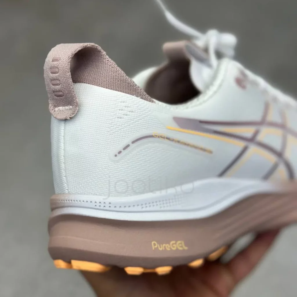 کفش ورزشی اسیکس ژل کایانو 32 ASICS Gel-Kayano 32 White Orange Glow کفش ورزشی اسیکس ژل کایانو 32 ASICS Gel-Kayano 32 White Orange Glow - تصویر 4