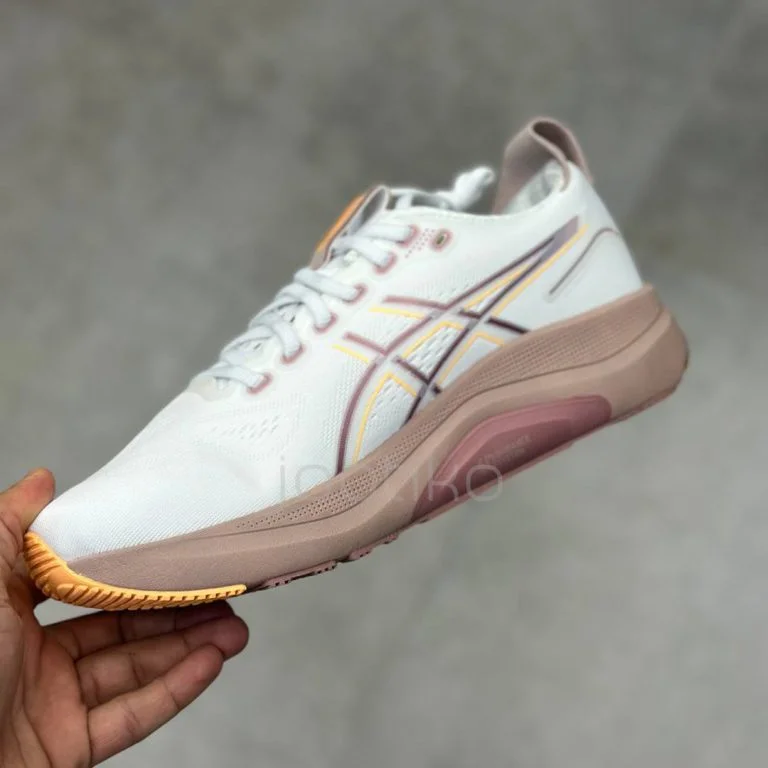 کفش ورزشی اسیکس ژل کایانو 32 ASICS Gel-Kayano 32 White Orange Glow کفش ورزشی اسیکس ژل کایانو 32 ASICS Gel-Kayano 32 White Orange Glow - تصویر 3