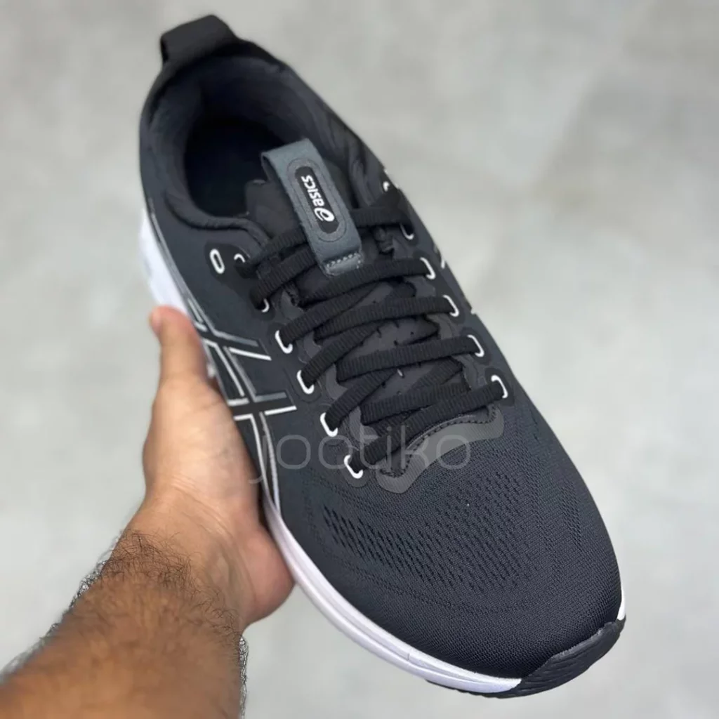 کفش ورزشی اسیکس ژل کایانو 32 مشکی سفید ASICS Gel-Kayano 32 Black White کفش ورزشی اسیکس ژل کایانو 32 مشکی سفید ASICS Gel-Kayano 32 Black White - تصویر 3
