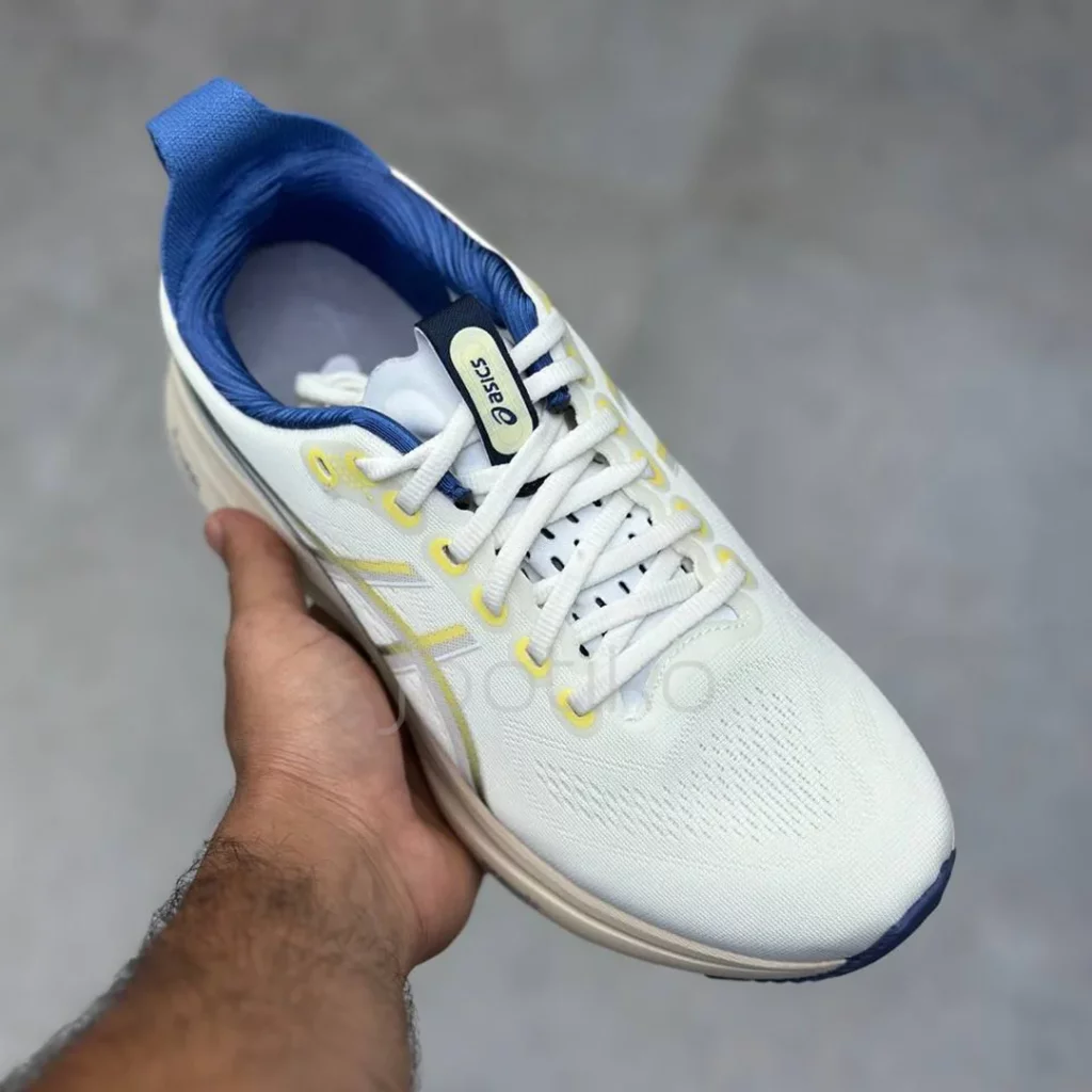 کفش ورزشی اسیکس ژل کایانو 32 GEL-KAYANO 32 Cream/Denim Blue کفش ورزشی اسیکس ژل کایانو 32 GEL-KAYANO 32 Cream/Denim Blue - تصویر 2
