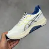 کفش ورزشی اسیکس ژل کایانو 32 GEL-KAYANO 32 Cream/Denim Blue کفش ورزشی اسیکس ژل کایانو 32 GEL-KAYANO 32 Cream/Denim Blue