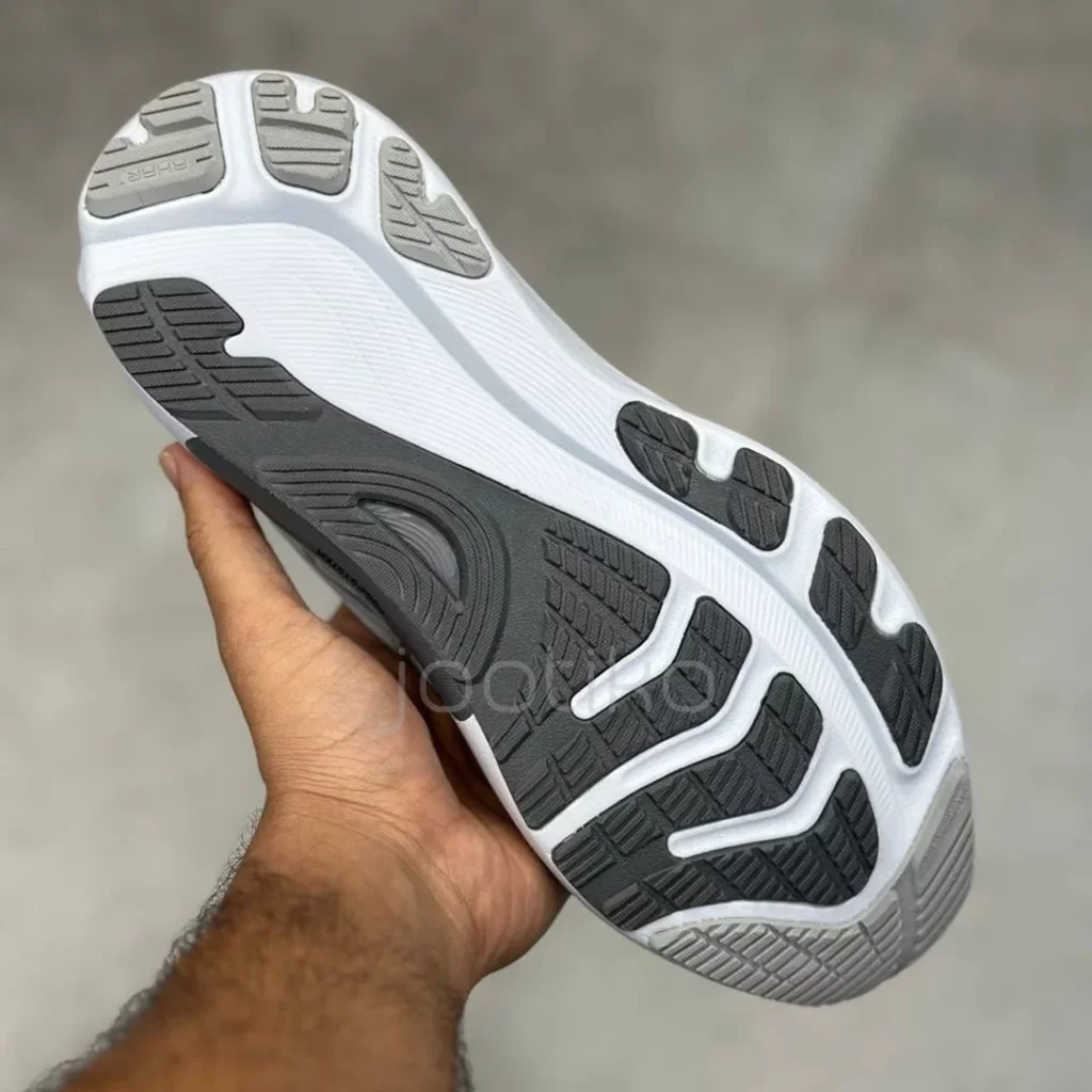 کفش ورزشی اسیکس ژل کایانو 32 طوسی روشن ASICS Gel-Kayano 32 Piedmont Grey Gravel - تصویر 4
