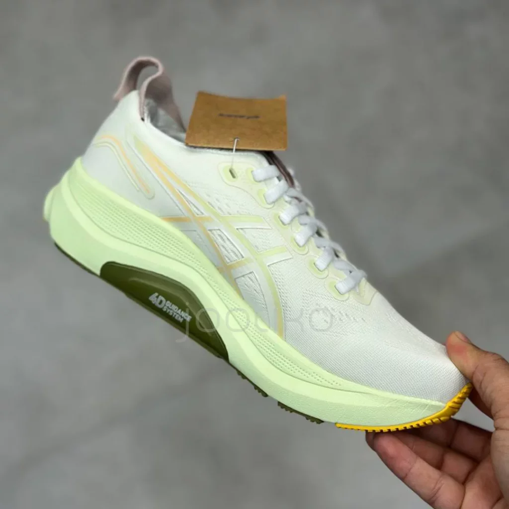 کفش ورزشی اسیکس ژل کایانو 32 ASICS Gel-Kayano 32 White/Orange Glow - تصویر 2