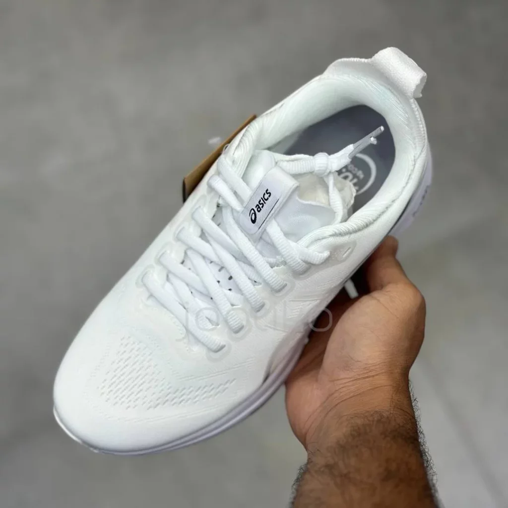 کفش ورزشی اسیکس ژل کایانو 32 سفید ASICS Gel-Kayano 32 White Pure Silver کفش ورزشی اسیکس ژل کایانو 32 سفید ASICS Gel-Kayano 32 White Pure Silver - تصویر 3
