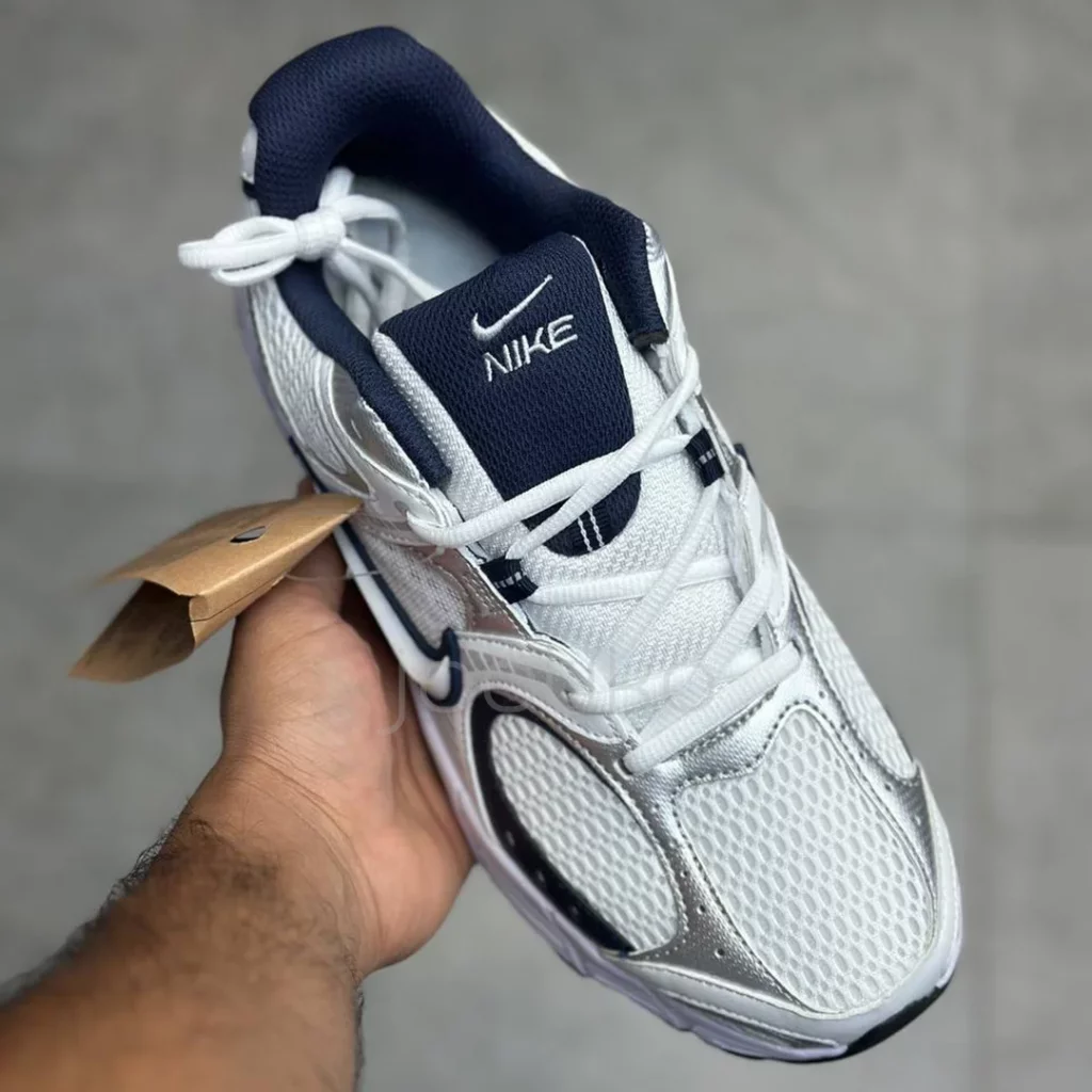 نایک وی فایو آر ان آر سفید سرمه ای Nike V5 RNR White Navy Silver - تصویر 2