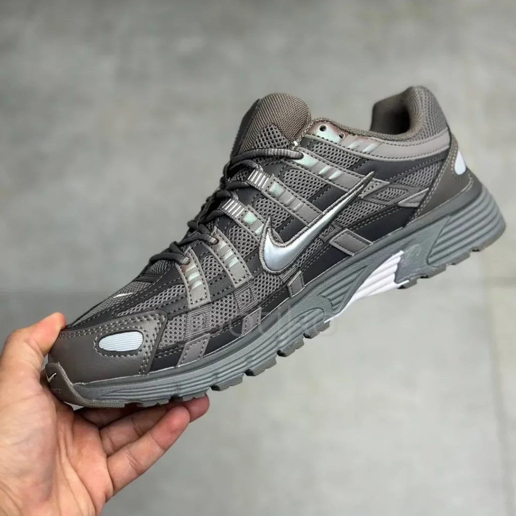 نایک پی 6000 Nike P-6000 Cave Stone Medium Ash Flat Pewter Metallic Silver - تصویر 2