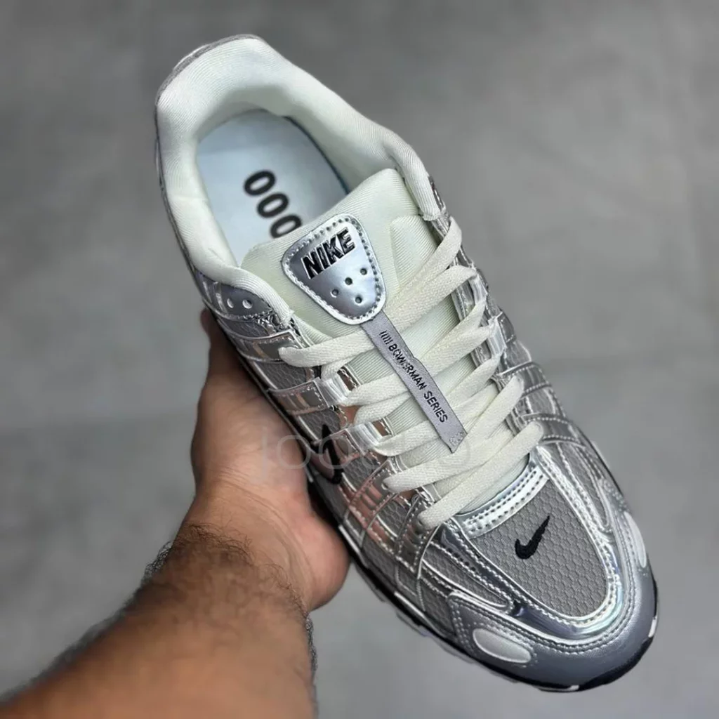 نایک پی 6000 متالیک سیلور Nike P-6000 Metallic Silver - تصویر 3