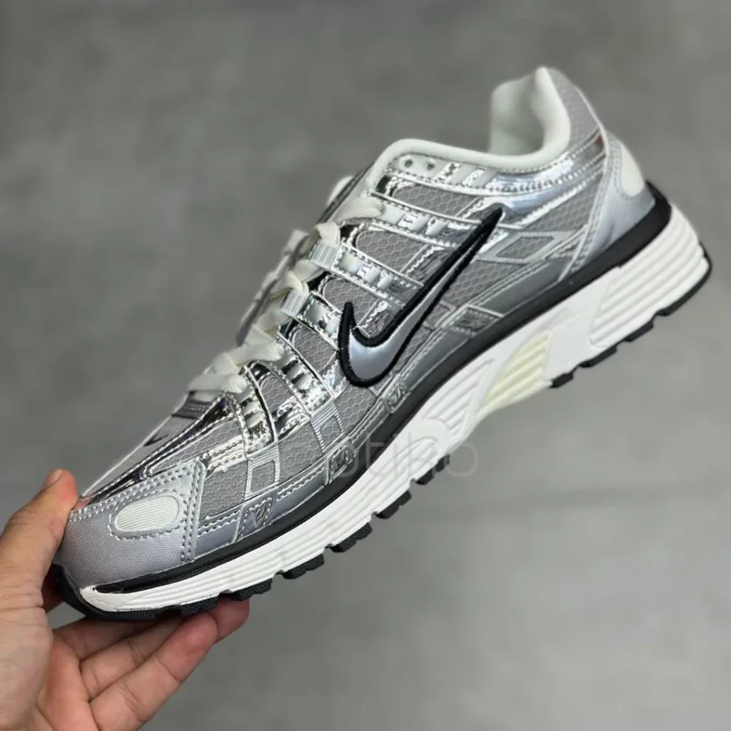 نایک پی 6000 متالیک سیلور Nike P-6000 Metallic Silver - تصویر 4