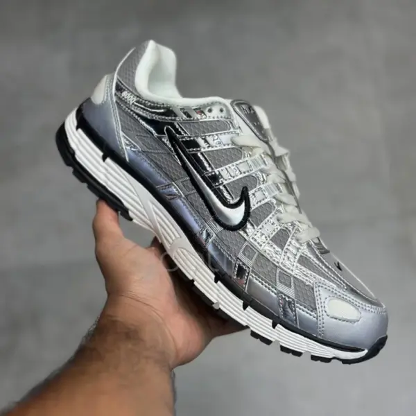 نایک پی 6000 متالیک سیلور Nike P-6000 Metallic Silver نایک پی 6000 متالیک سیلور Nike P-6000 Metallic Silver