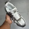نایک وی تو کی ران سفید قهوه ای Nike V2K Run Mink Brown Summit White College Grey Ironstone