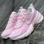 نایک وی تو کی ران صورتی گلدار Nike V2K Run Pink Foam Arctic Pink