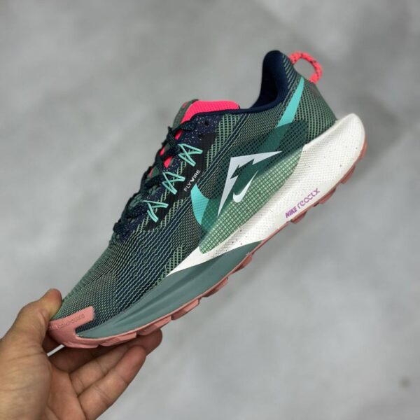 نایک ریکت پگاسوس تریل ۵ سبز تیره بنفش سفید Nike React Pegasus Trail 5 نایک ریکت پگاسوس تریل ۵ سبز تیره بنفش سفید Nike React Pegasus Trail 5