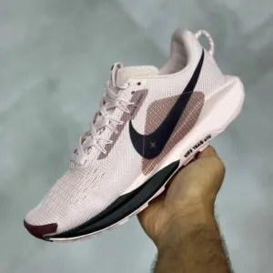 نایک ریکت پگاسوس تریل ۵ صورتی روشن مشکی Nike React Pegasus Trail 5