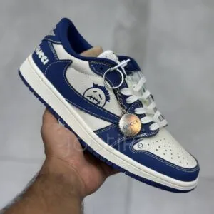 نایک ایر جردن وان لو گوچی سفید سرمه ای Nike Air Jordan 1 Low Gucci Navy White نایک ایر جردن وان لو گوچی سفید سرمه ای Nike Air Jordan 1 Low Gucci Navy White