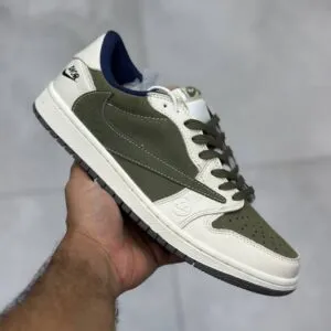 نایک ایر جردن وان لو دیور سبز زیتونی کرم سرمهای Nike Air Jordan 1 Low Dior Olive Green Navy Cream نایک ایر جردن وان لو دیور سبز زیتونی کرم سرمهای Nike Air Jordan 1 Low Dior Olive Green Navy Cream