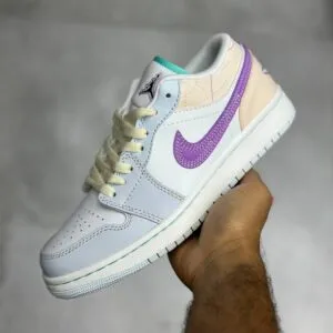 جردن وان لو مولتی کالر ساشیکو Jordan 1 Low Multi-Color Sashiko جردن وان لو مولتی کالر ساشیکو Jordan 1 Low Multi-Color Sashiko