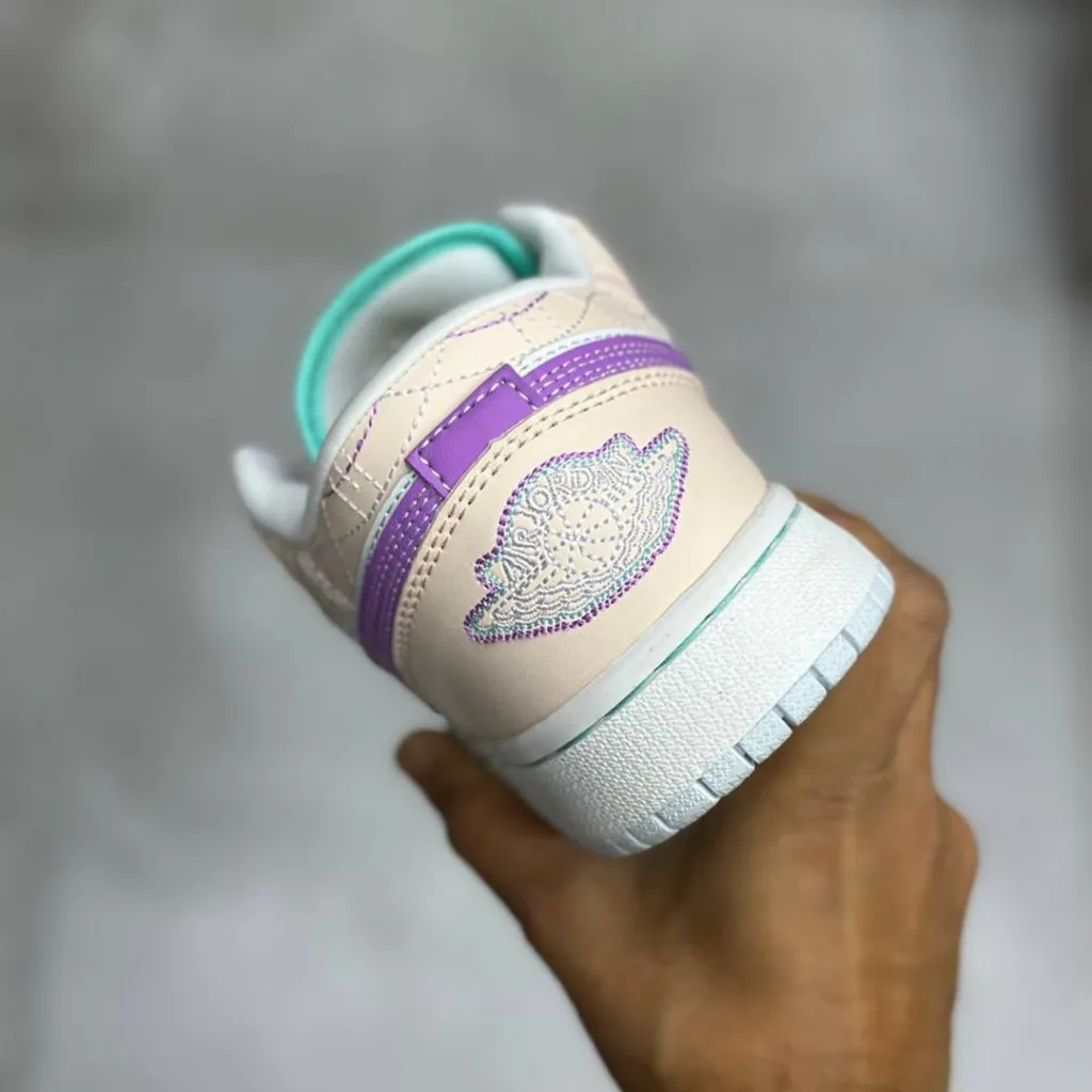 جردن وان لو مولتی کالر ساشیکو Jordan 1 Low Multi-Color Sashiko - تصویر 3