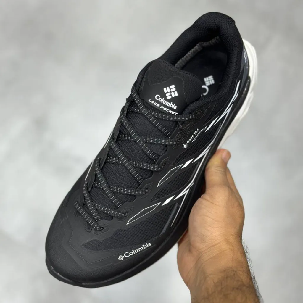 کلمبیا تریل گورتکس مشکی سفید Columbia GORE-TEX Trail کلمبیا تریل گورتکس مشکی سفید Columbia GORE-TEX Trail - تصویر 2