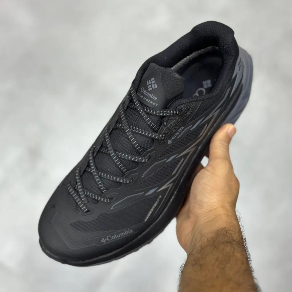 کلمبیا تریل گورتکس مشکی طوسی Columbia GORE-TEX Trail کلمبیا تریل گورتکس مشکی طوسی Columbia GORE-TEX Trail - تصویر 2