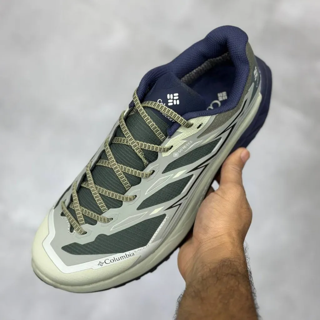 کلمبیا تریل گورتکس سبز طوسی سرمه‌ای Columbia GORE-TEX Trail - تصویر 4