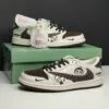 جردن وان لو لبوبو کرم قهوه ای Jordan 1 Low Labubu Cream Brown