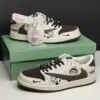 جردن وان لو لبوبو کرم قهوه ای Jordan 1 Low Labubu Cream Brown - تصویر 2