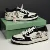جردن وان لو لبوبو کرم مشکی Jordan 1 Low Labubu Cream Black - تصویر 2