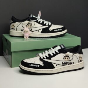 جردن وان لو لبوبو کرم مشکی Jordan 1 Low Labubu Cream Black جردن وان لو لبوبو کرم مشکی Jordan 1 Low Labubu Cream Black