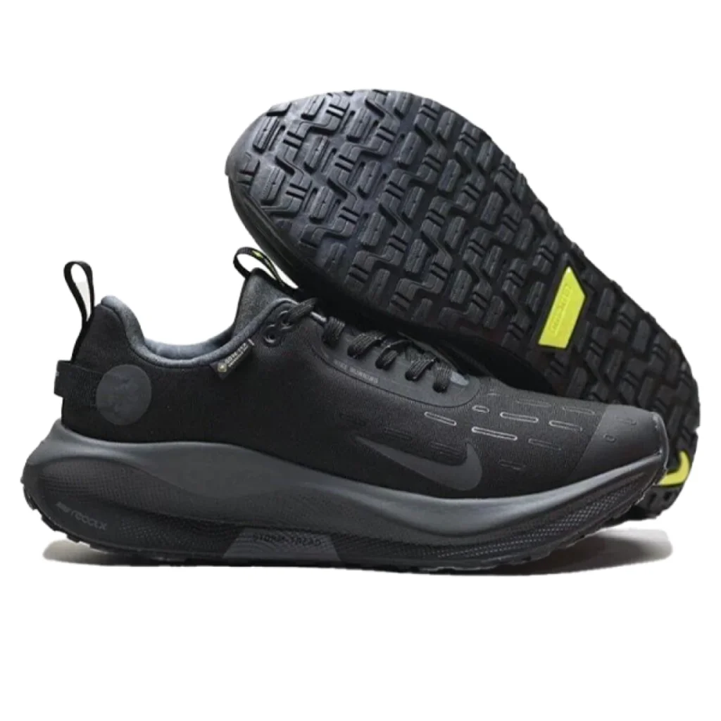 نایک ری‌اکت ایکس اینفینیتی ران ۴ گورتکس Nike ReactX Infinity Run 4 Gore-Tex مشکی طوسی - تصویر 2