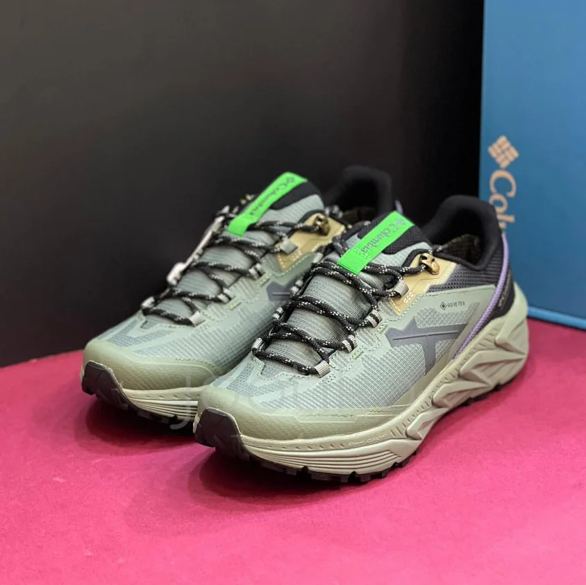 کلمبیا ویبرام مگا گریپ گورتکس سبز مایل به طوسی Columbia Vibram Mega Grip Gore-Tex کلمبیا ویبرام مگا گریپ گورتکس سبز مایل به طوسی Columbia Vibram Mega Grip Gore-Tex - تصویر 2