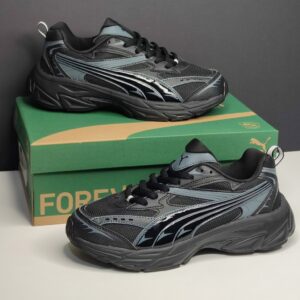 پوما مورفیک متالیک مشکی PUMA Morphic Black پوما مورفیک متالیک مشکی PUMA Morphic Black