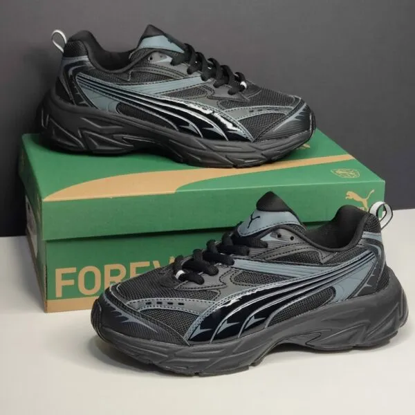 پوما مورفیک متالیک مشکی PUMA Morphic Black پوما مورفیک متالیک مشکی PUMA Morphic Black