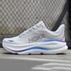 هوکا باندی 9 طوسی سفید رنگی Hoka Bondi 9 Cosmic Grey White Mesh 1162012-CYWH