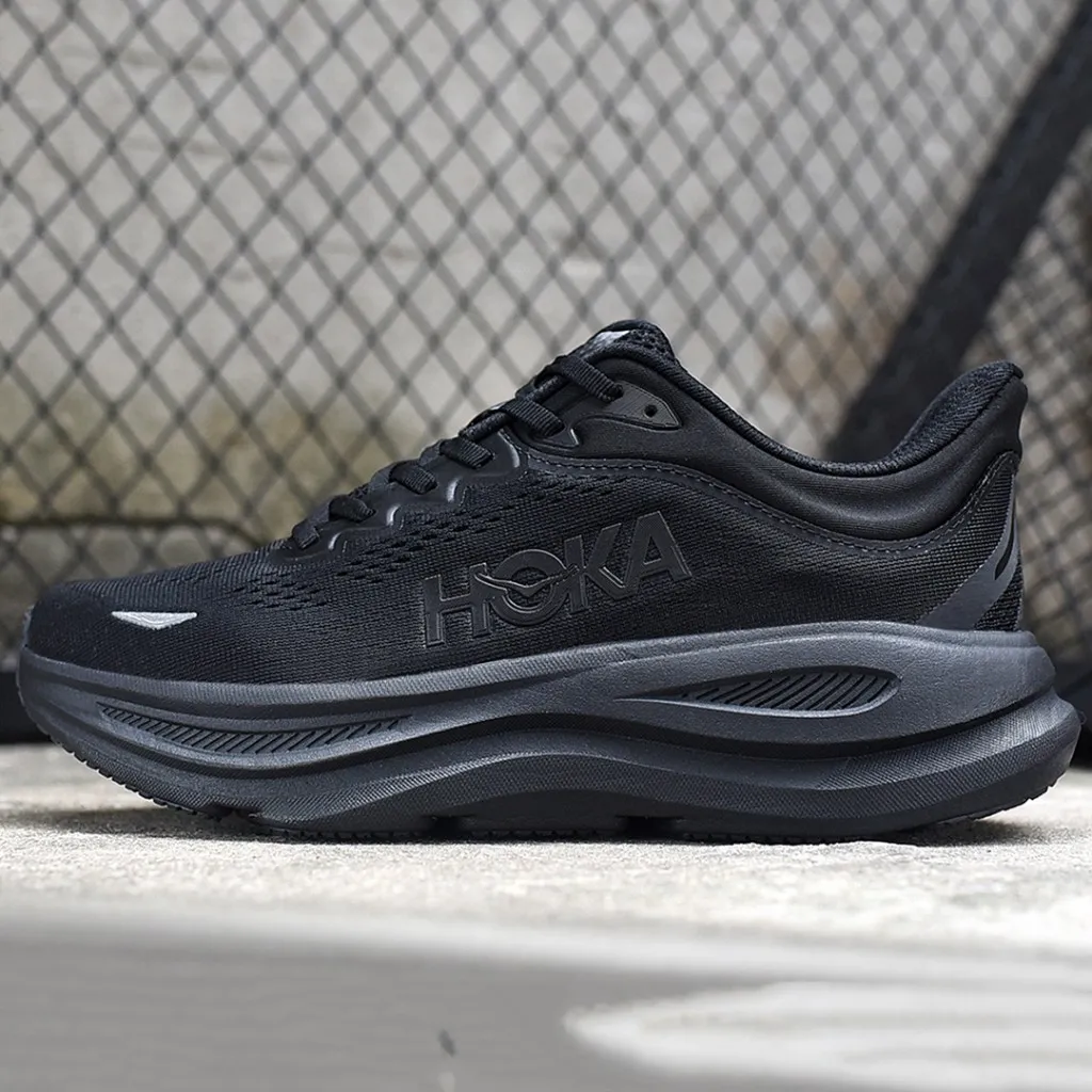 هوکا باندی 9 مشکی Hoka Bondi 9 Triple Black 1162011-BBLC - تصویر 4