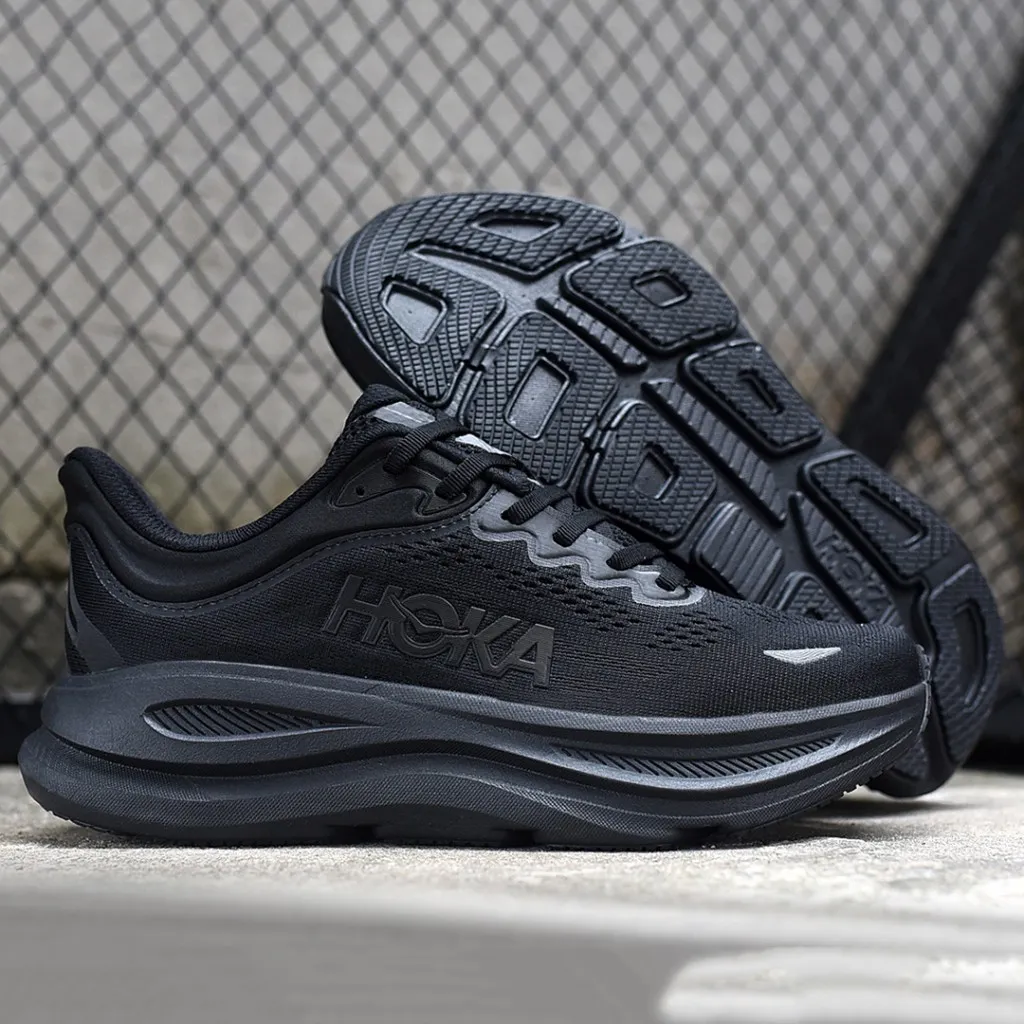 هوکا باندی 9 مشکی Hoka Bondi 9 Triple Black 1162011-BBLC - تصویر 6