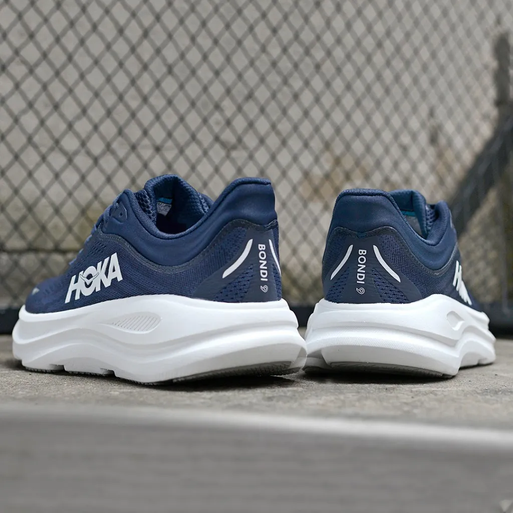 هوکا باندی 9 سرمه ای سفید Hoka Bondi 9 Varsity Navy White 1162011-VYN - تصویر 5
