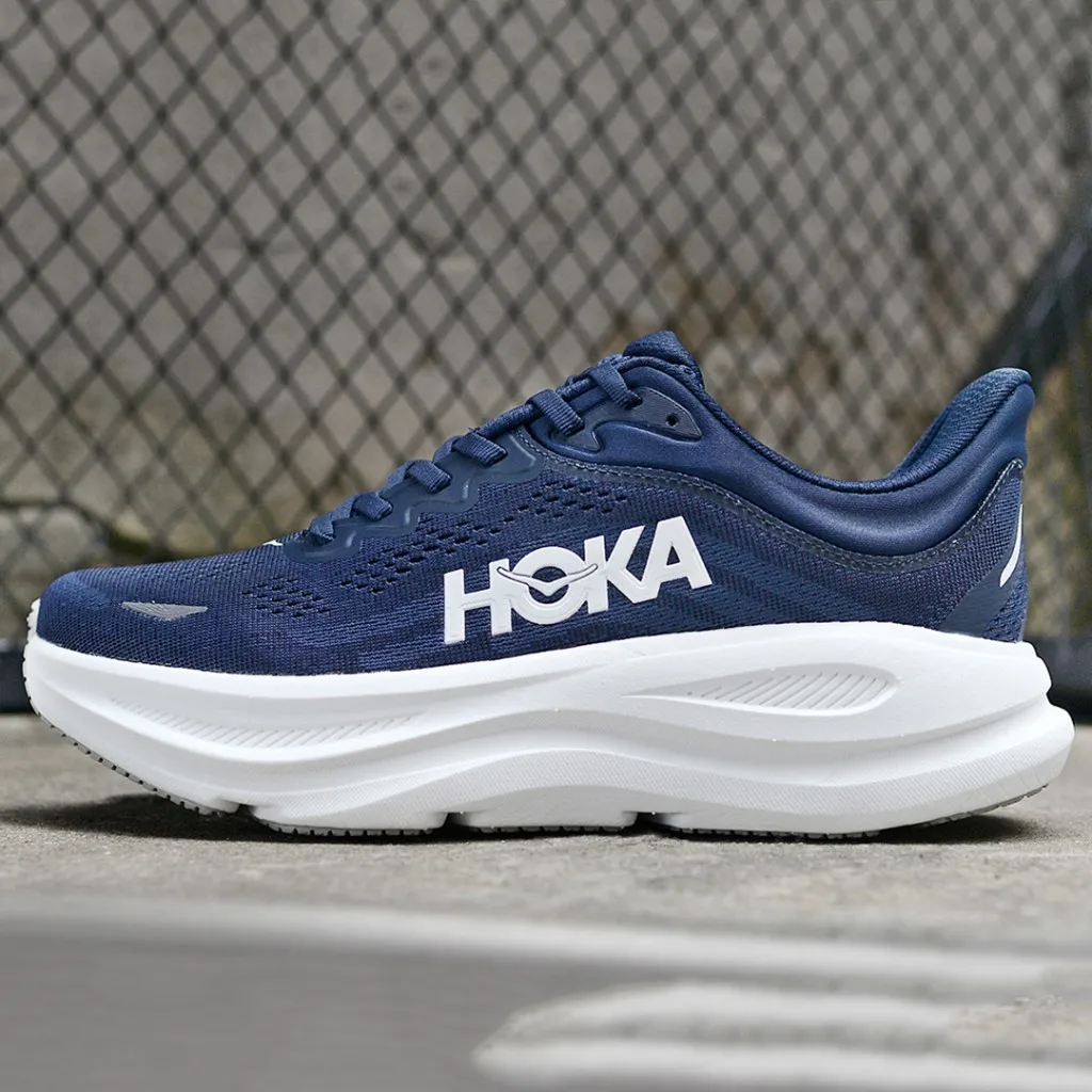 هوکا باندی 9 سرمه ای سفید Hoka Bondi 9 Varsity Navy White 1162011-VYN - تصویر 3