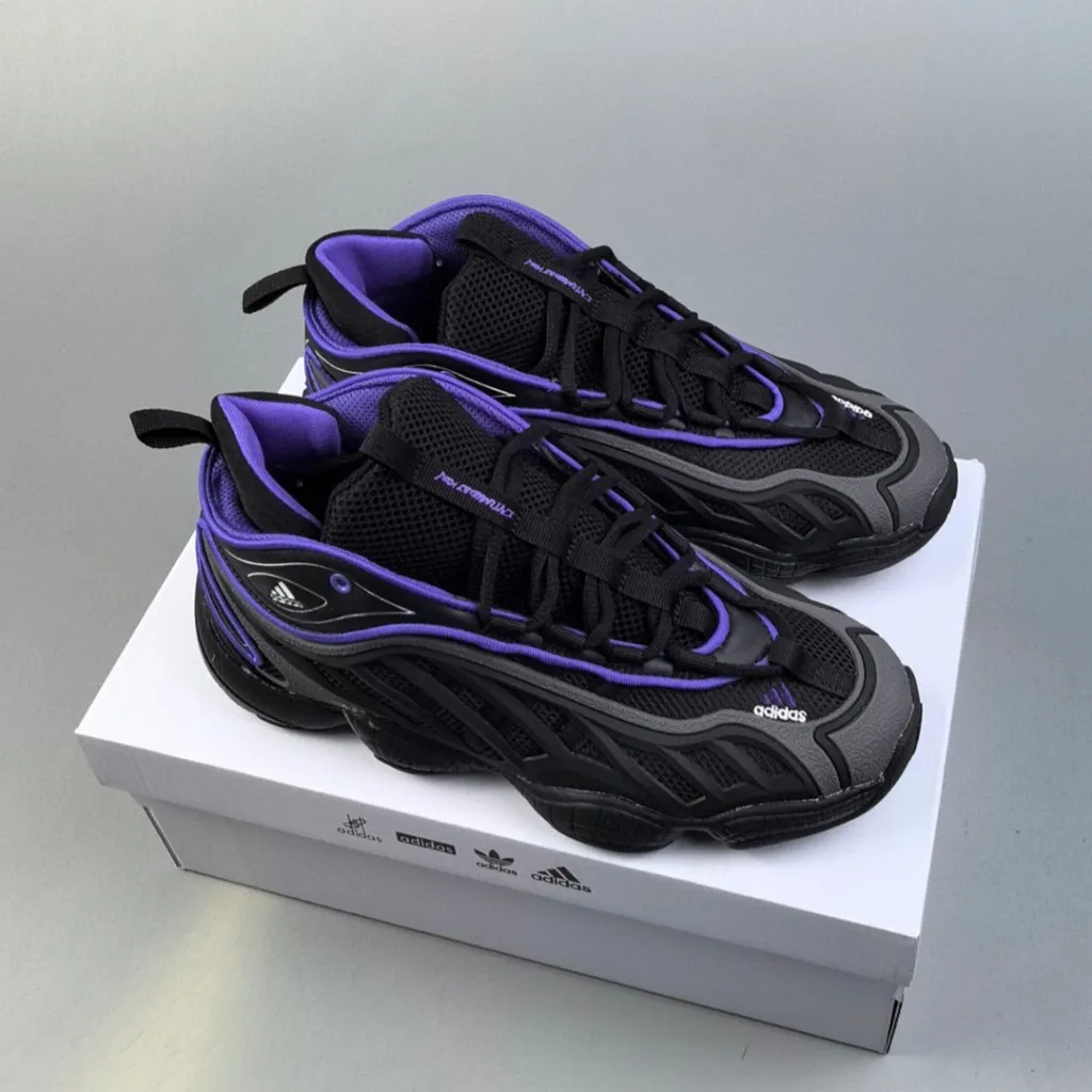 آدیداس اینتیمیدیشن مشکی بنفش adidas Intimidation Black Purple - تصویر 3