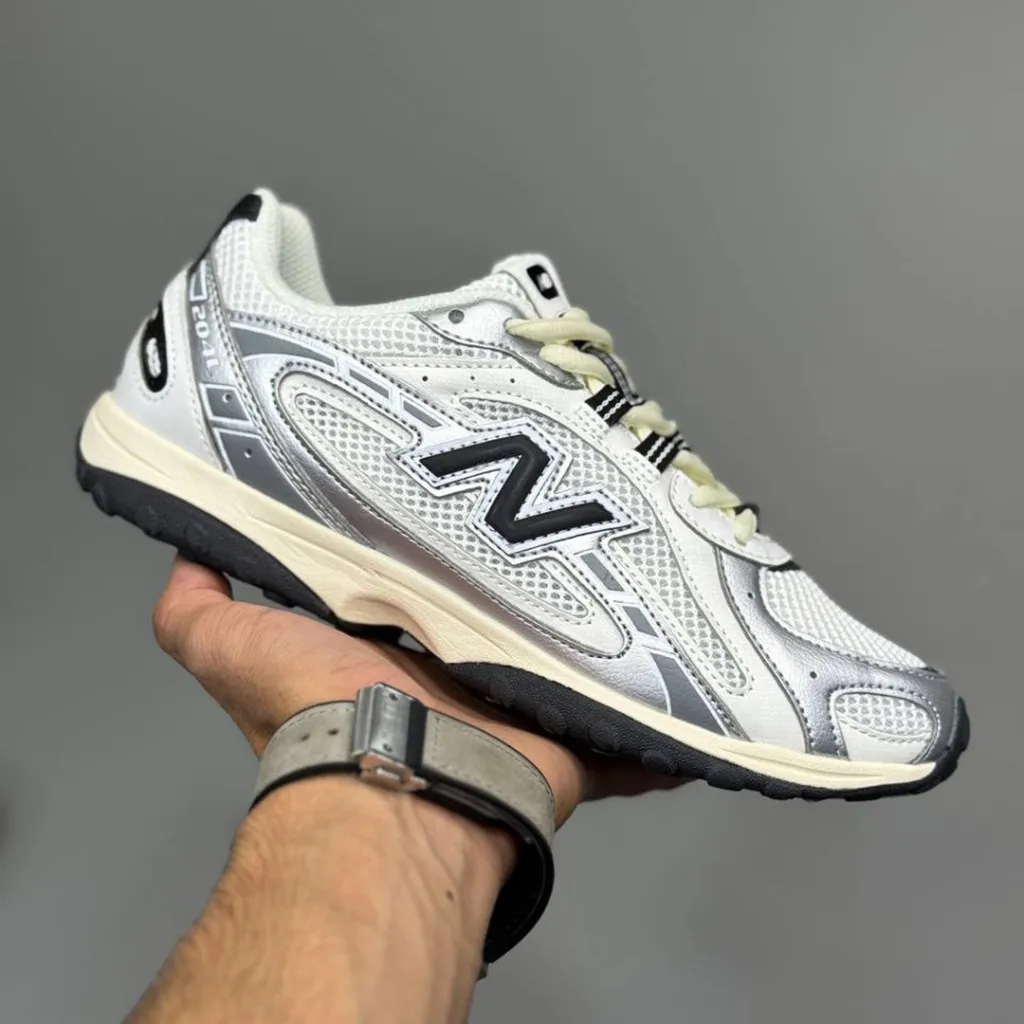نیوبالانس 204 ال سیلور متالیک بلک New Balance 204L Silver Metallic Black - تصویر 2