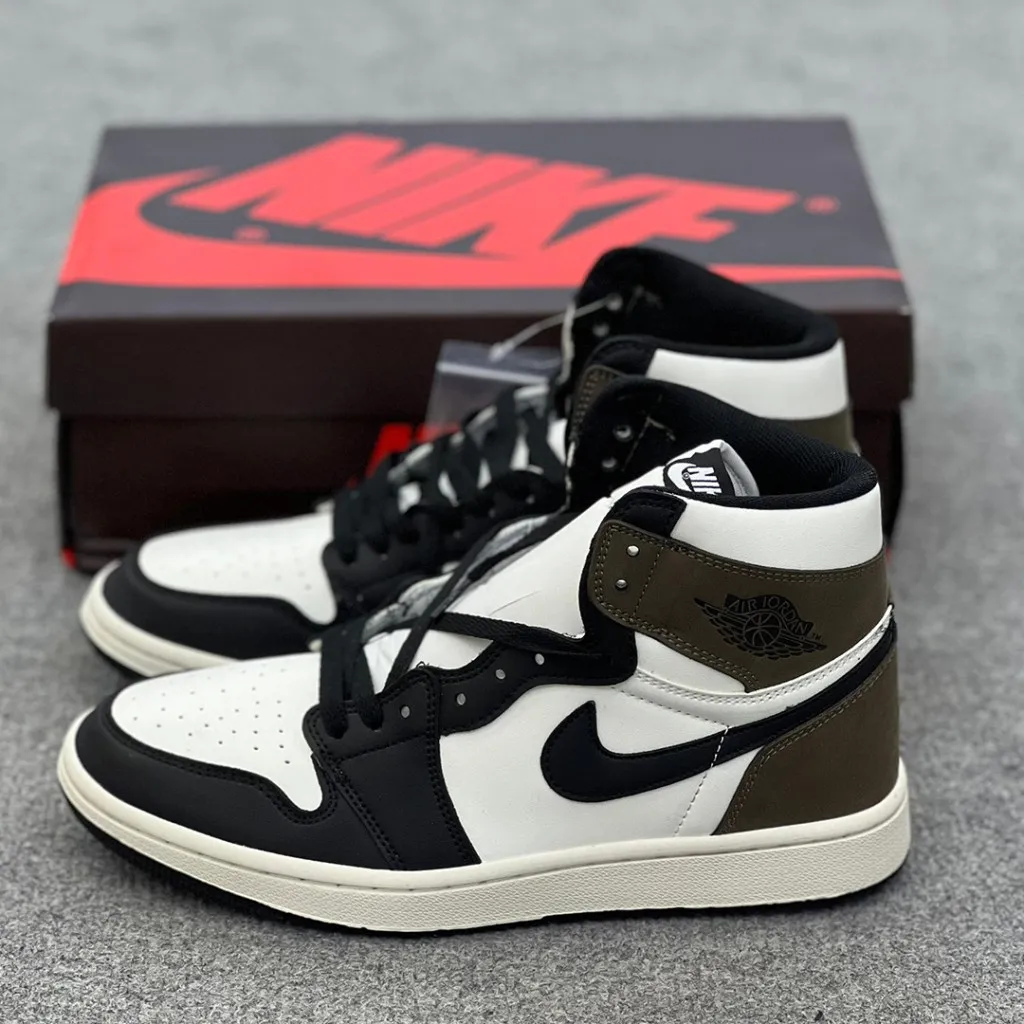 جردن وان های دارک موکا Jordan 1 High Dark Mocha MSTR - تصویر 3